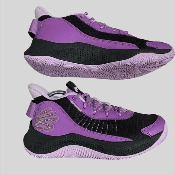 NWB Under Armour Curry 3Z7 Basketball Shoes Size Men 9/Women 10.5 Purple Violet main image 12